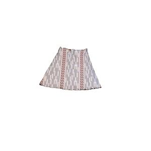 Haystacks Geometric Stripe Lettuce Edge A-Line Mini Skirt Made in Michigan sz M‎